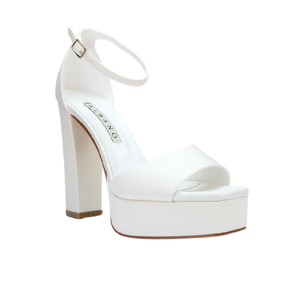 ALBANO Sandali sposa con plateau Convenienza